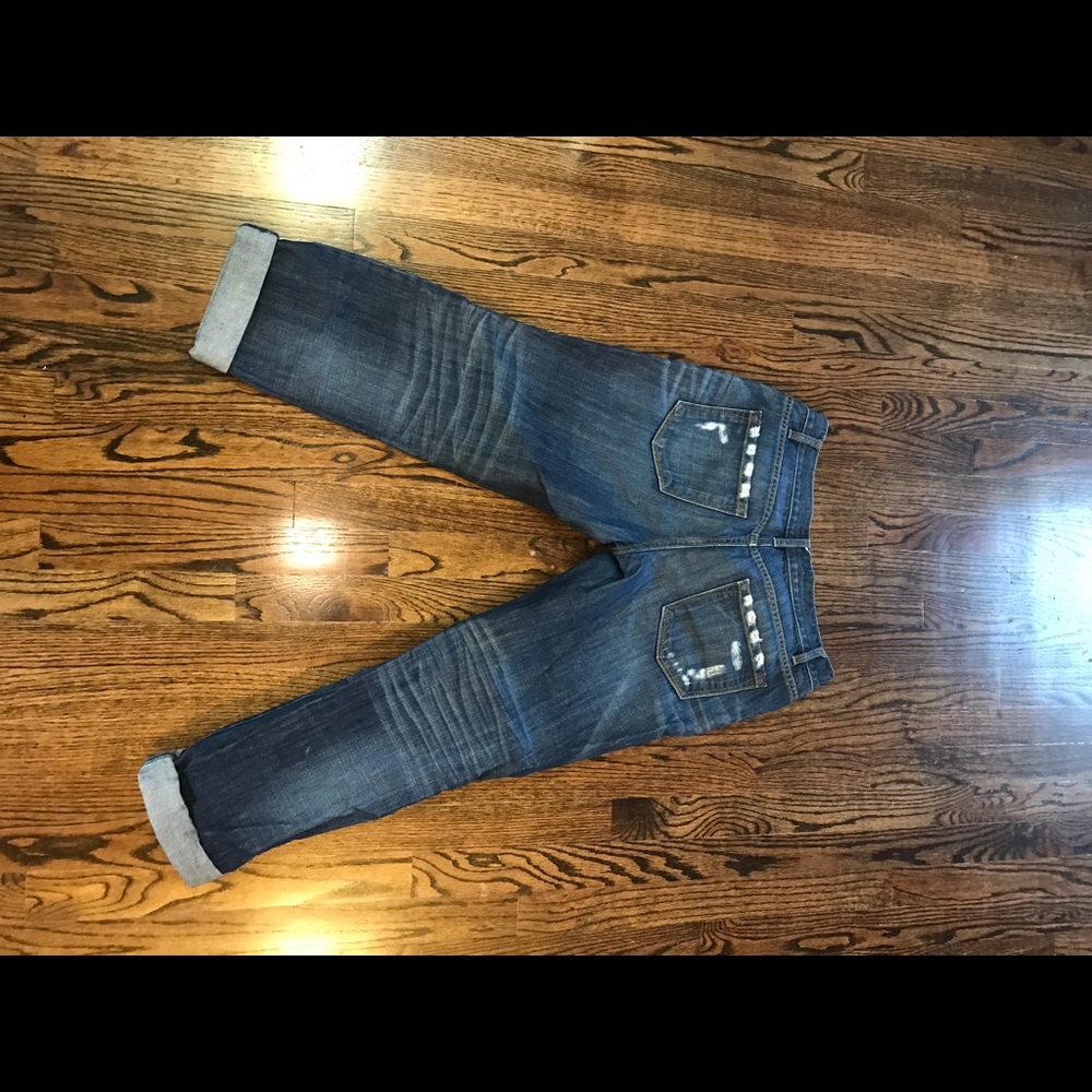 LOFT distressed boyfriend jeans size 4 - Picture 3 of 3